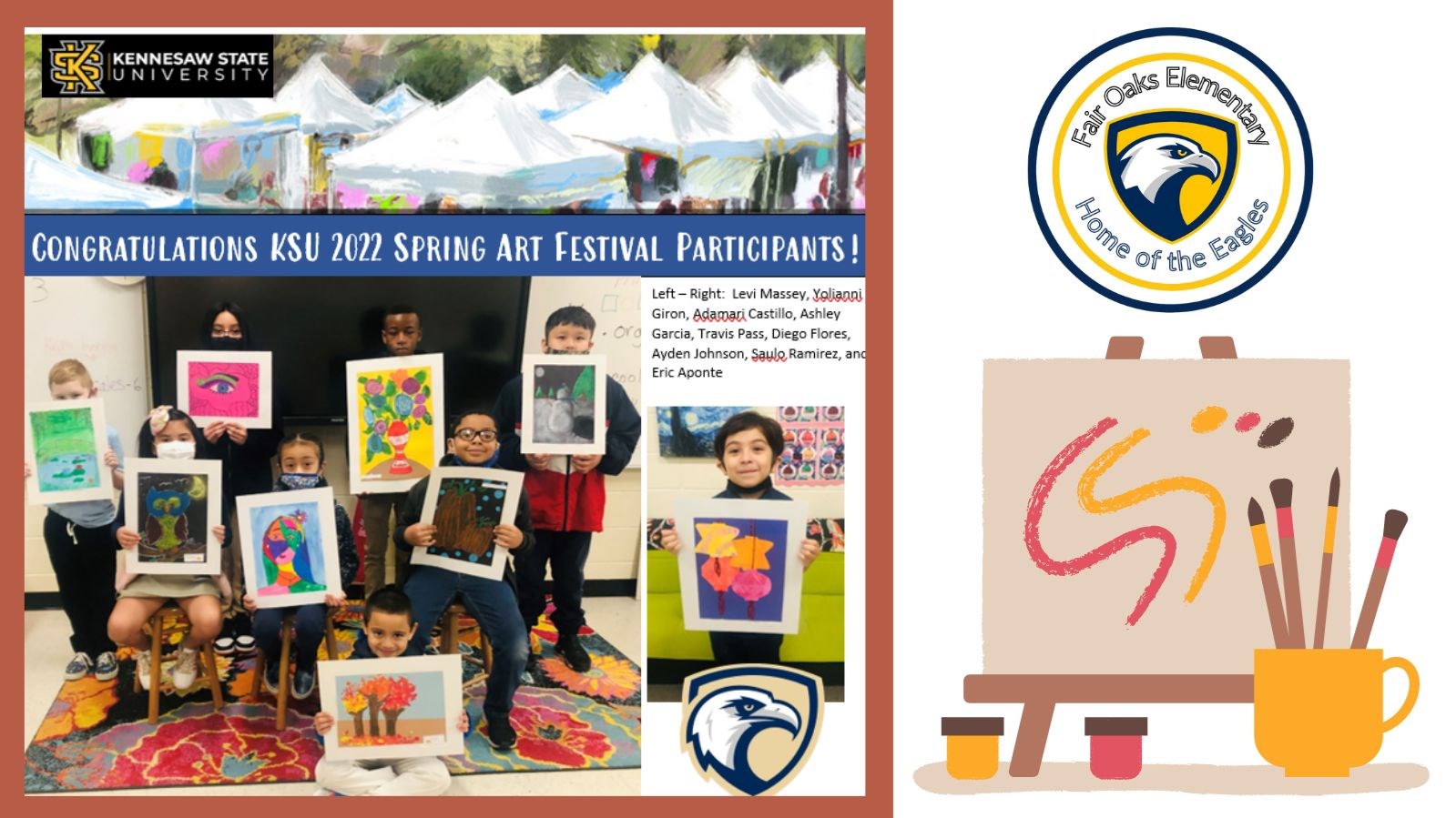Fair Oaks Students at KSU Art Festival